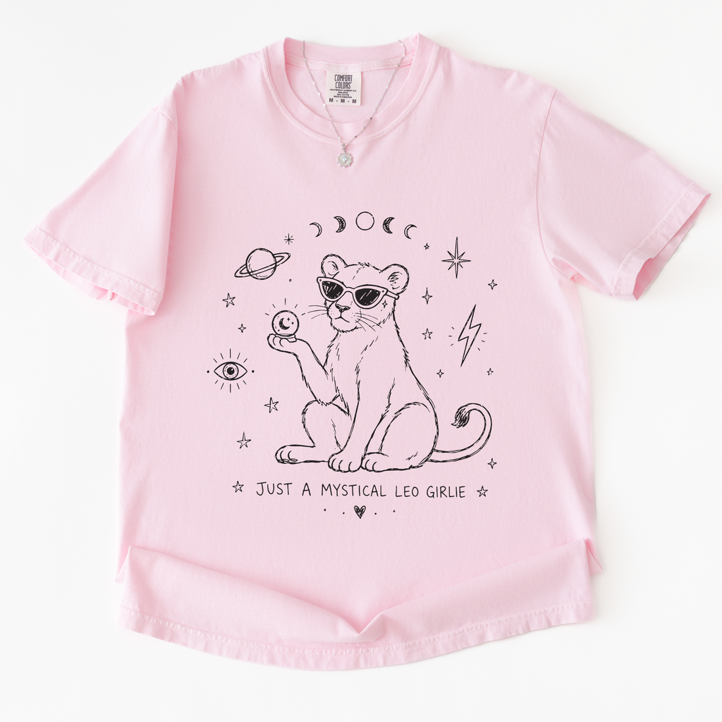 Just A Mystical Leo Girlie T-Shirt