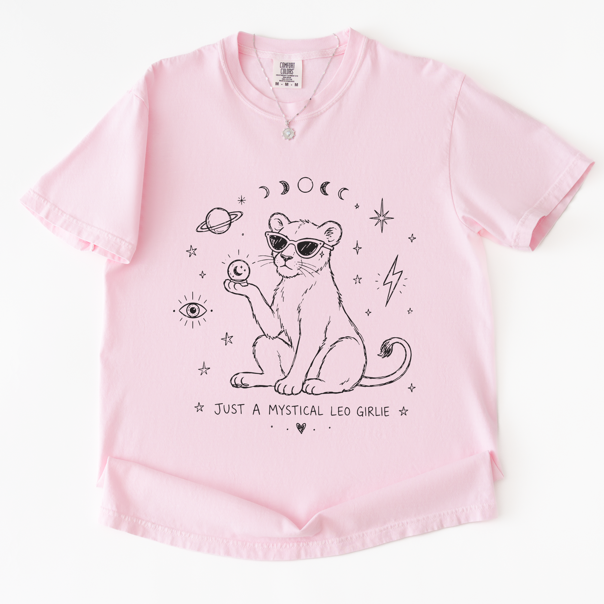 Just A Mystical Leo Girlie T-Shirt