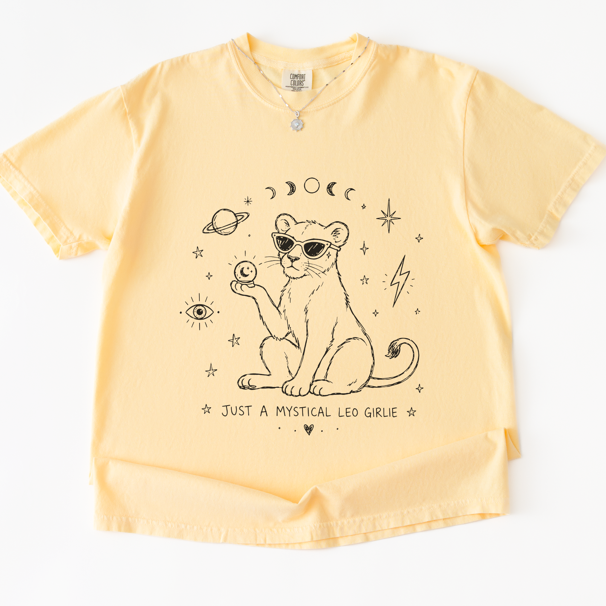 Just A Mystical Leo Girlie T-Shirt