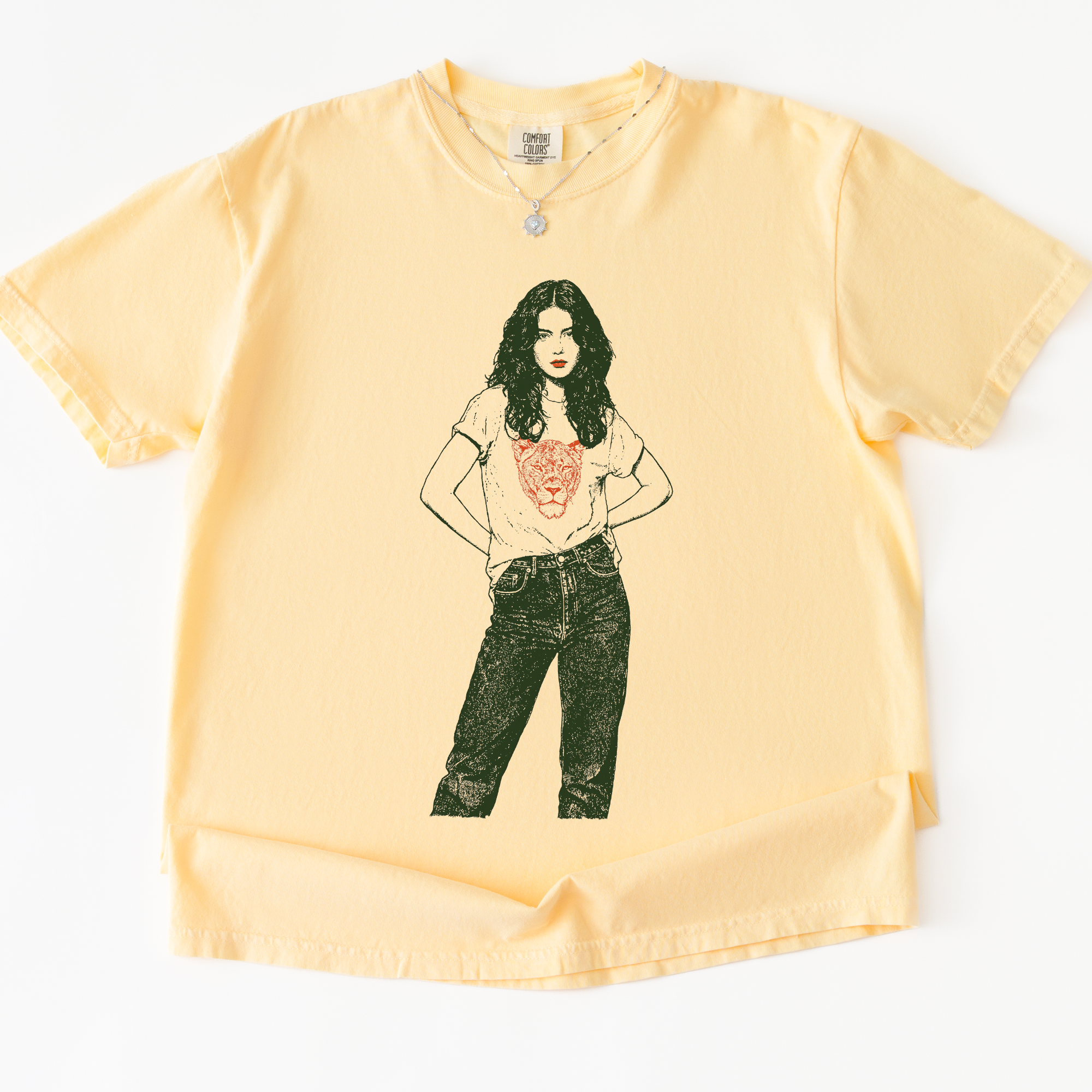 Retro Ink Leo Babe T-Shirt