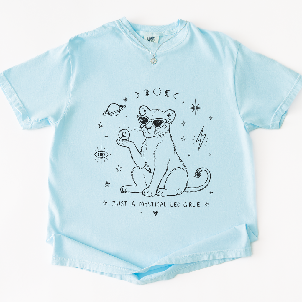 Just A Mystical Leo Girlie T-Shirt
