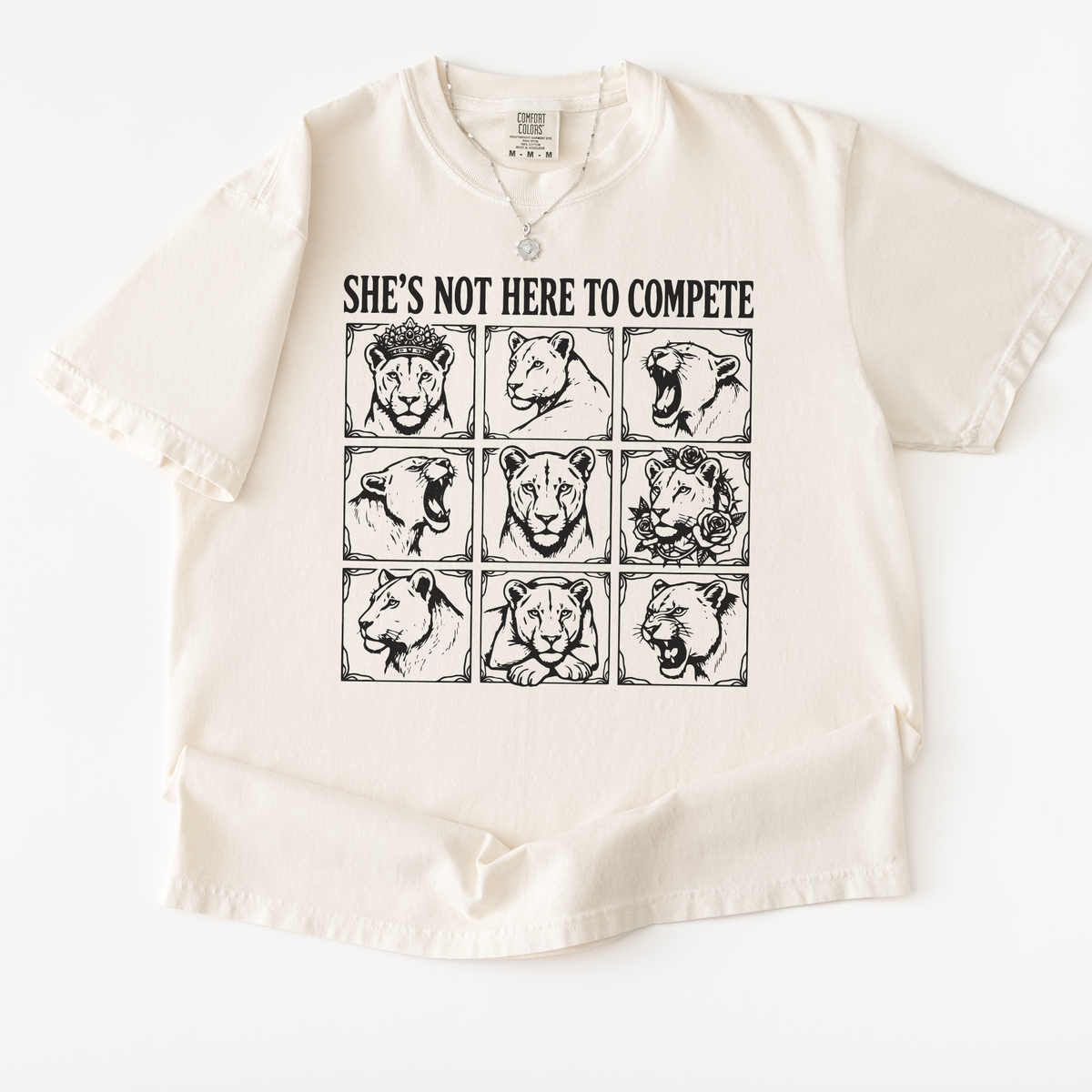 She's Not Here to Compete T-Shirt