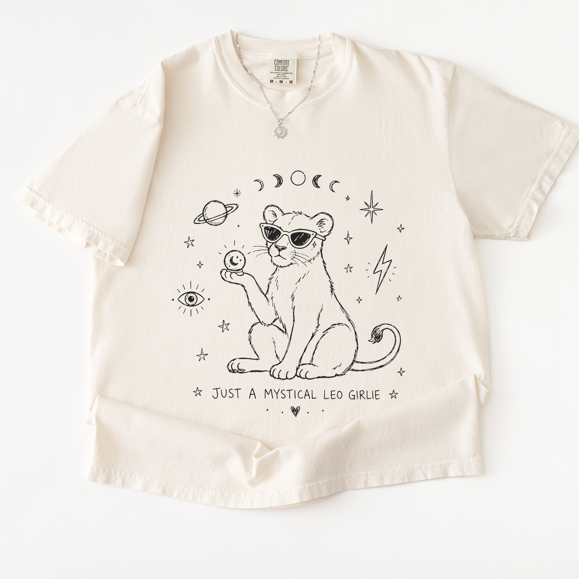 Just A Mystical Leo Girlie T-Shirt