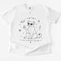 Just A Mystical Leo Girlie T-Shirt