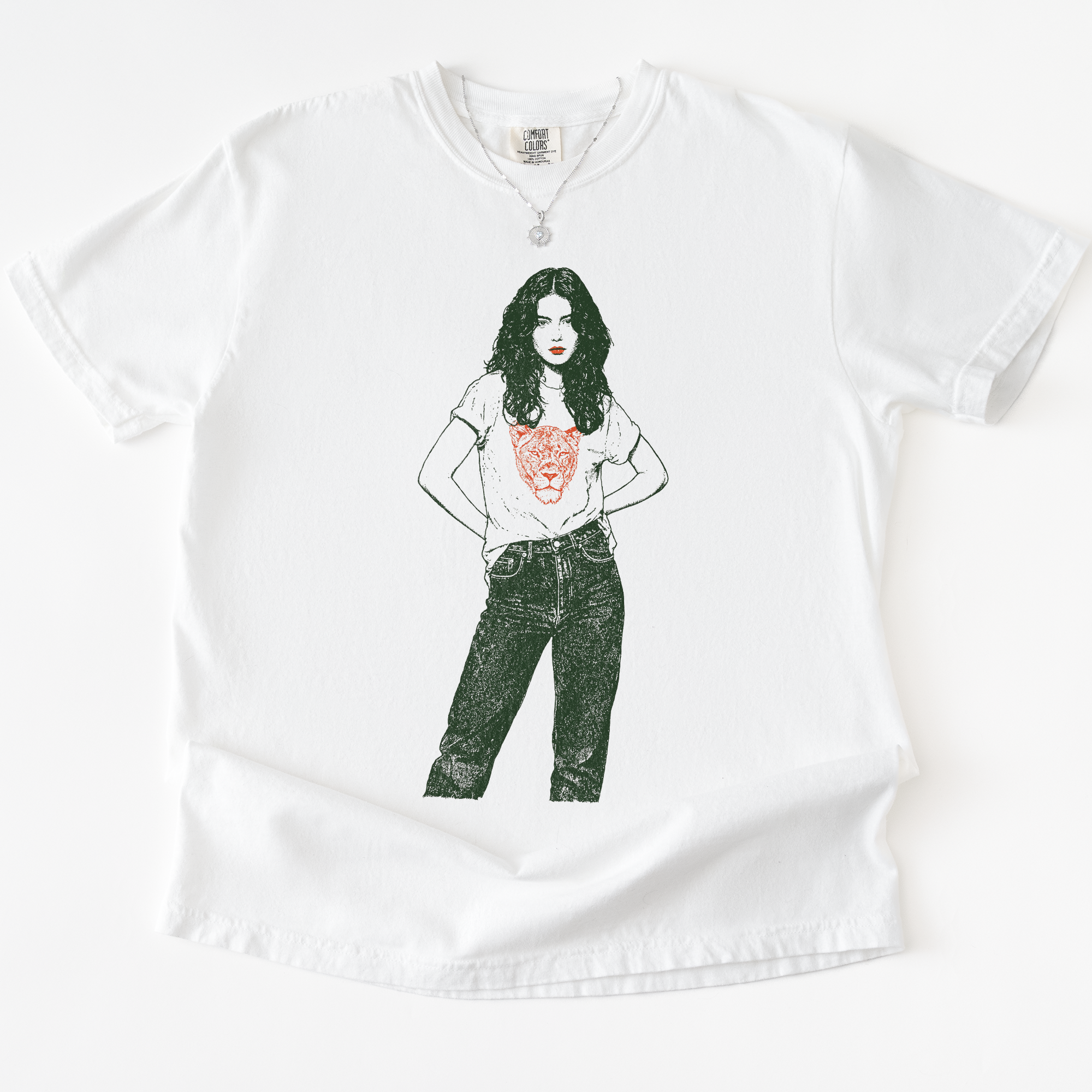 Retro Ink Leo Babe T-Shirt
